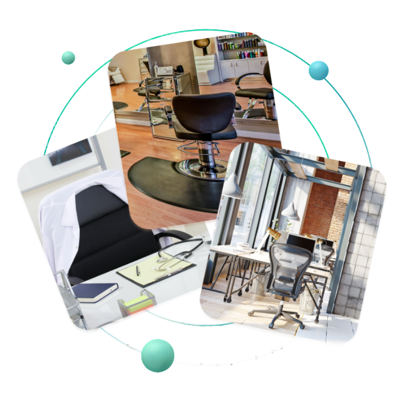 Mockup da plataforma de agendamento